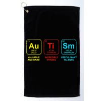 Autism Elements Periodic Table Awareness ASD Golf Towel
