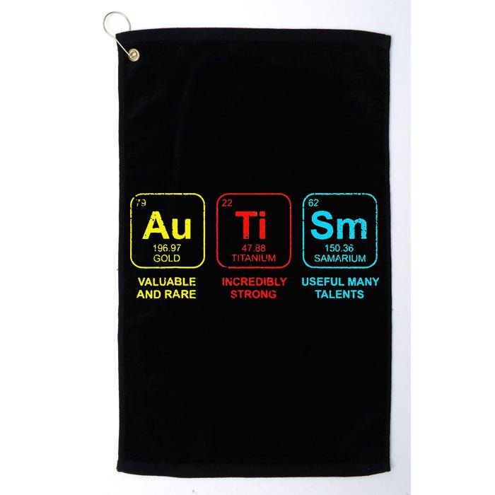 Autism Elements Periodic Table Awareness ASD Golf Towel