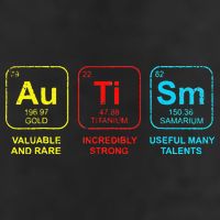 Autism Elements Periodic Table Awareness ASD Golf Towel