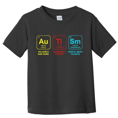 Autism Elements Periodic Table Awareness ASD Toddler T-Shirt