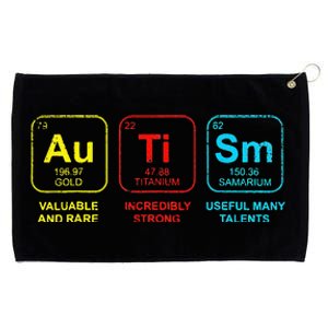 Autism Elements Periodic Table Awareness ASD Grommeted Golf Towel