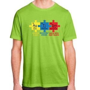 Autism Elets Periodic Table Awareness Asd Gift Adult ChromaSoft Performance T-Shirt