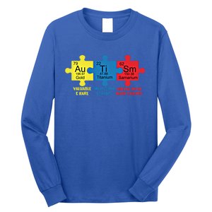 Autism Elets Periodic Table Awareness Asd Gift Long Sleeve Shirt