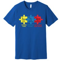 Autism Elets Periodic Table Awareness Asd Gift Premium T-Shirt