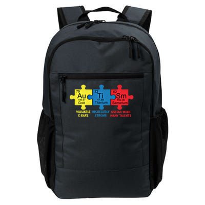 Autism Elets Periodic Table Awareness Asd Gift Daily Commute Backpack