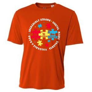 Autism Elets Periodic Table Awareness Asd Gift Cooling Performance Crew T-Shirt