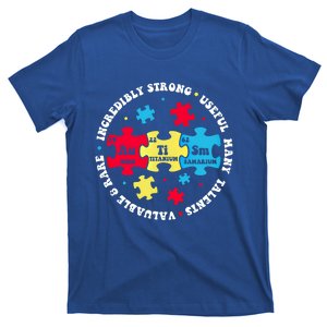 Autism Elets Periodic Table Awareness Asd Gift T-Shirt