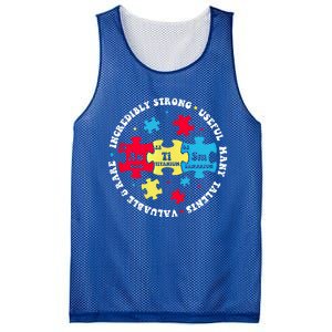 Autism Elets Periodic Table Awareness Asd Gift Mesh Reversible Basketball Jersey Tank