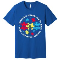 Autism Elets Periodic Table Awareness Asd Gift Premium T-Shirt