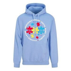 Autism Elets Periodic Table Awareness Asd Gift Unisex Surf Hoodie