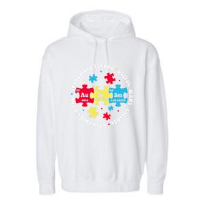 Autism Elets Periodic Table Awareness Asd Gift Garment-Dyed Fleece Hoodie