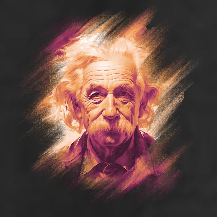 Albert Einstein Portrait Cool Comfort Performance Bucket Hat