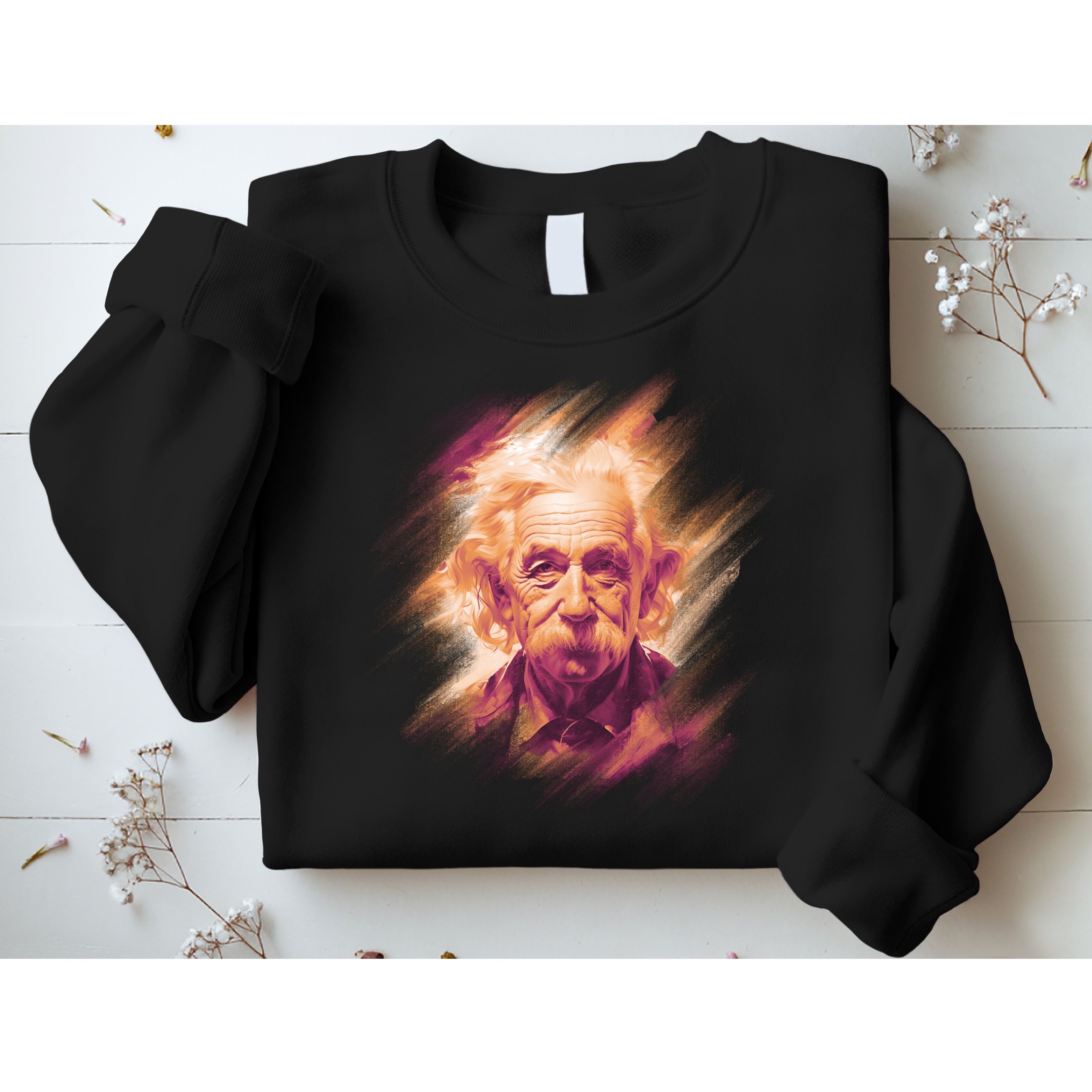 Albert Einstein Portrait Sweatshirt