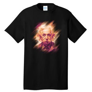 Albert Einstein Portrait Tall T-Shirt