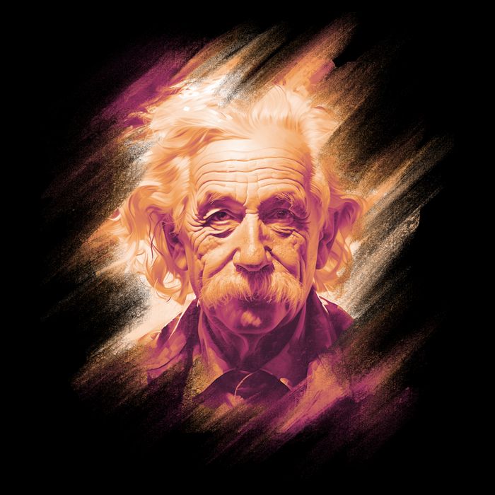 Albert Einstein Portrait Backpack