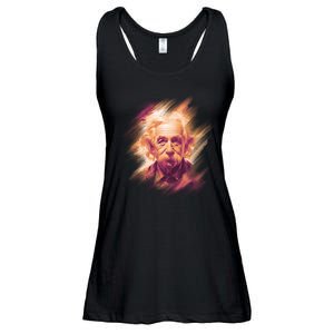 Albert Einstein Portrait Ladies Essential Flowy Tank