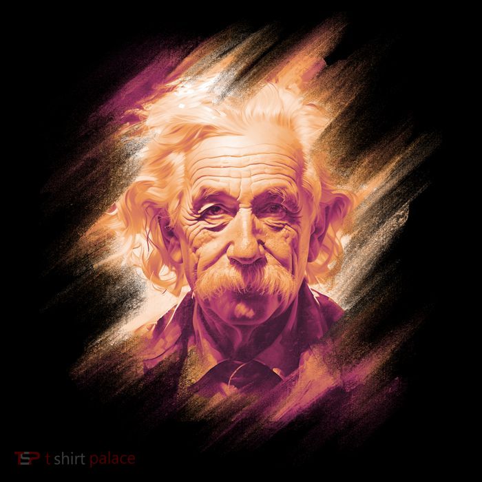 Albert Einstein Portrait Poster