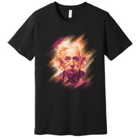 Albert Einstein Portrait Premium T-Shirt