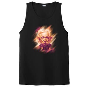 Albert Einstein Portrait PosiCharge Competitor Tank