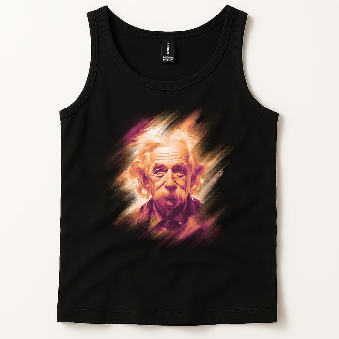 Albert Einstein Portrait Tank Top