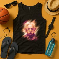 Albert Einstein Portrait Tank Top