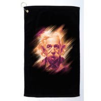 Albert Einstein Portrait Golf Towel