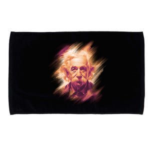 Albert Einstein Portrait Microfiber Hand Towel