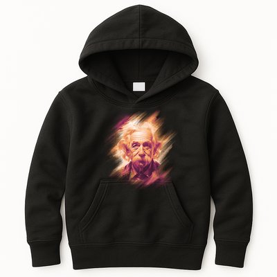 Albert Einstein Portrait Kids Hoodie