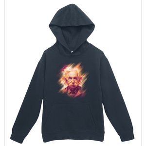 Albert Einstein Portrait Urban Pullover Hoodie