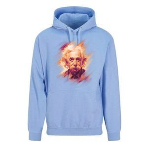 Albert Einstein Portrait Unisex Surf Hoodie