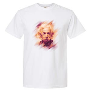 Albert Einstein Portrait Garment-Dyed Heavyweight T-Shirt