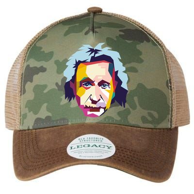 Albert Einstein Pop Art Legacy Tie Dye Trucker Hat