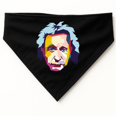 Albert Einstein Pop Art USA-Made Doggie Bandana