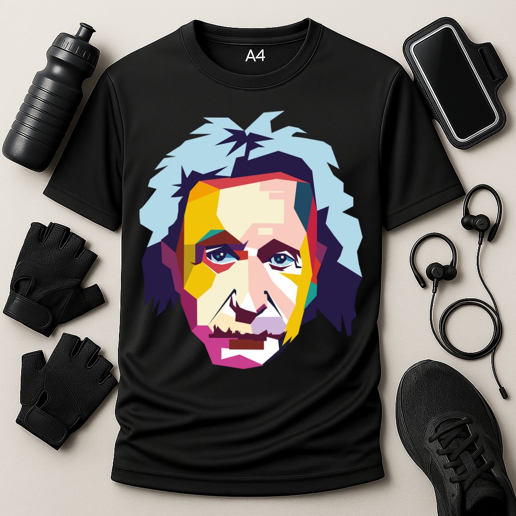 Albert Einstein Pop Art Performance Shirt