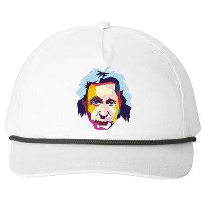 Albert Einstein Pop Art Snapback Five-Panel Rope Hat