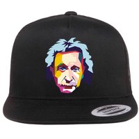 Albert Einstein Pop Art Flatbill Hat