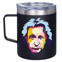 Albert Einstein Pop Art 12oz Stainless Steel Coffee Mug