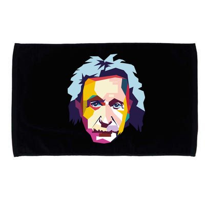 Albert Einstein Pop Art Microfiber Hand Towel