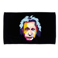 Albert Einstein Pop Art Microfiber Hand Towel