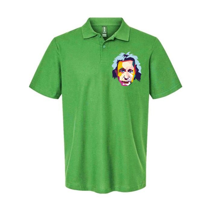 Albert Einstein Pop Art Softstyle Adult Sport Polo