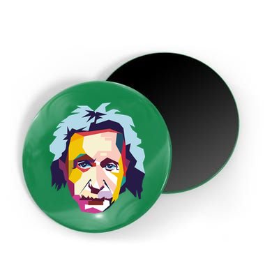 Albert Einstein Pop Art Magnet