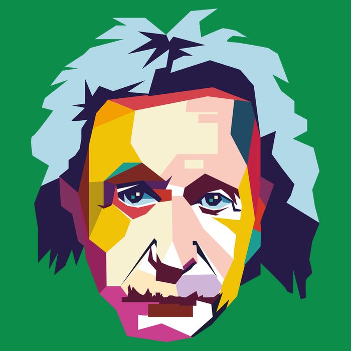 Albert Einstein Pop Art Poster