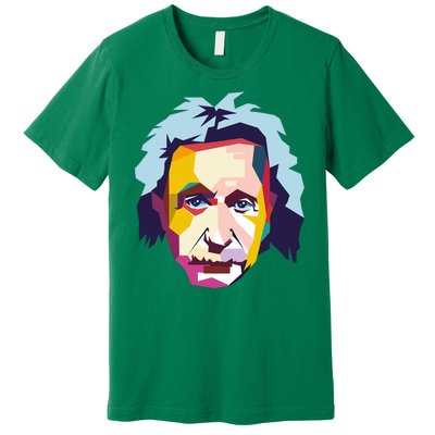 Albert Einstein Pop Art Premium T-Shirt