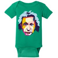 Albert Einstein Pop Art Baby Bodysuit