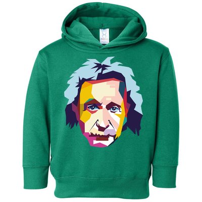 Albert Einstein Pop Art Toddler Hoodie