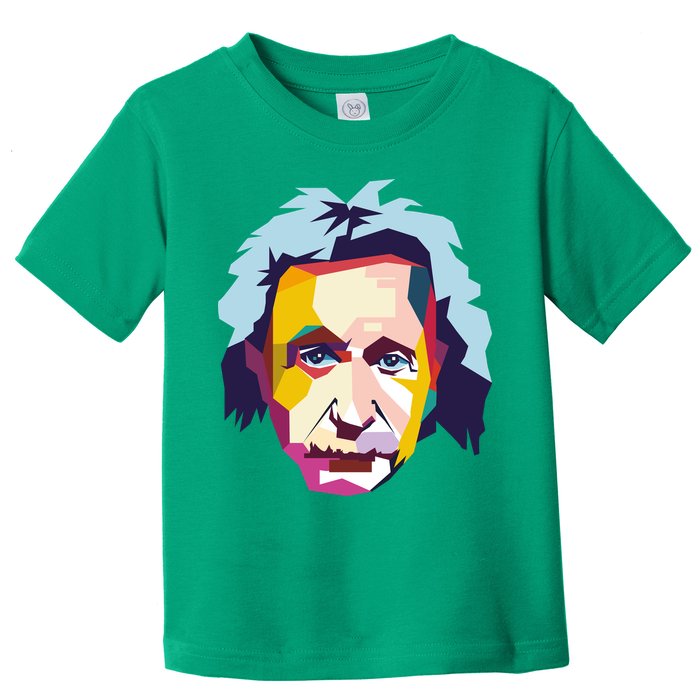 Albert Einstein Pop Art Toddler T-Shirt