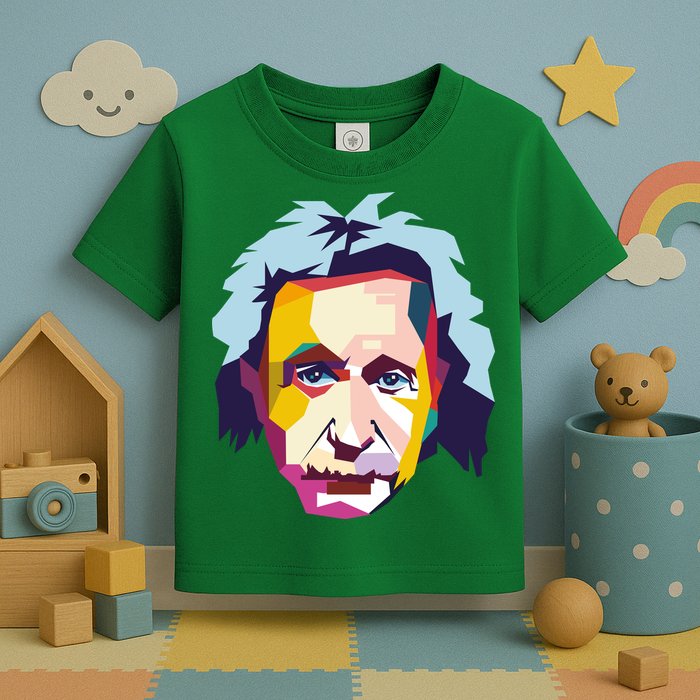 Albert Einstein Pop Art Toddler T-Shirt