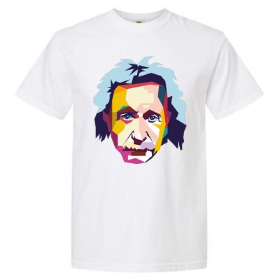 Albert Einstein Pop Art Garment-Dyed Heavyweight T-Shirt