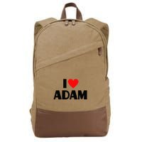 Adam Enthusiast Passionate for Adam Cotton Canvas Backpack