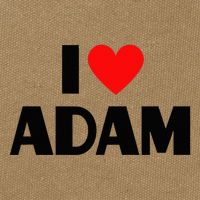 Adam Enthusiast Passionate for Adam Cotton Canvas Backpack